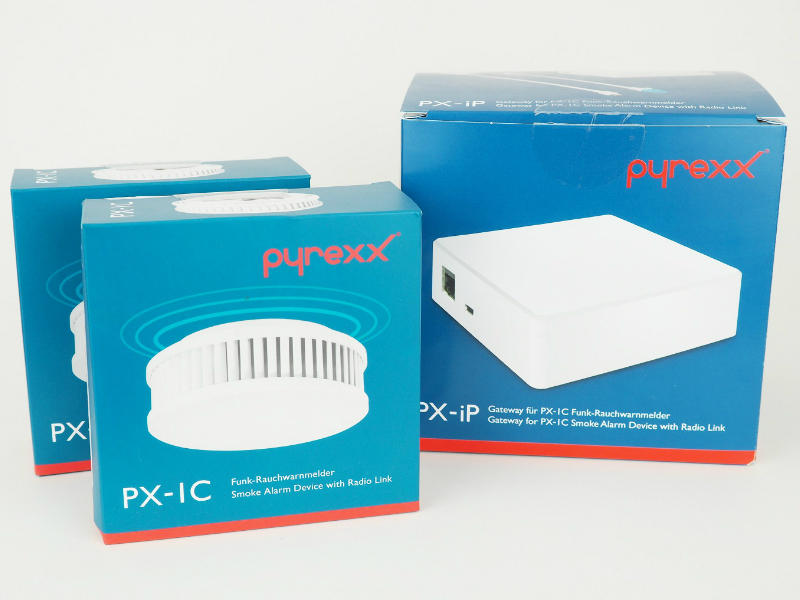 PX-iP Gateway und PX-1C Funkrauchmelder