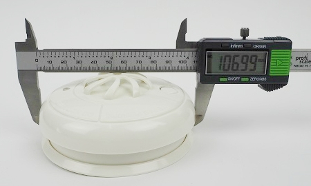Durchmesser des Smartwares RM127K Melders