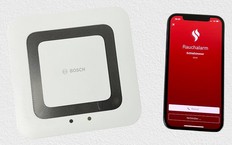 Bosch Twinguard Alarm in App